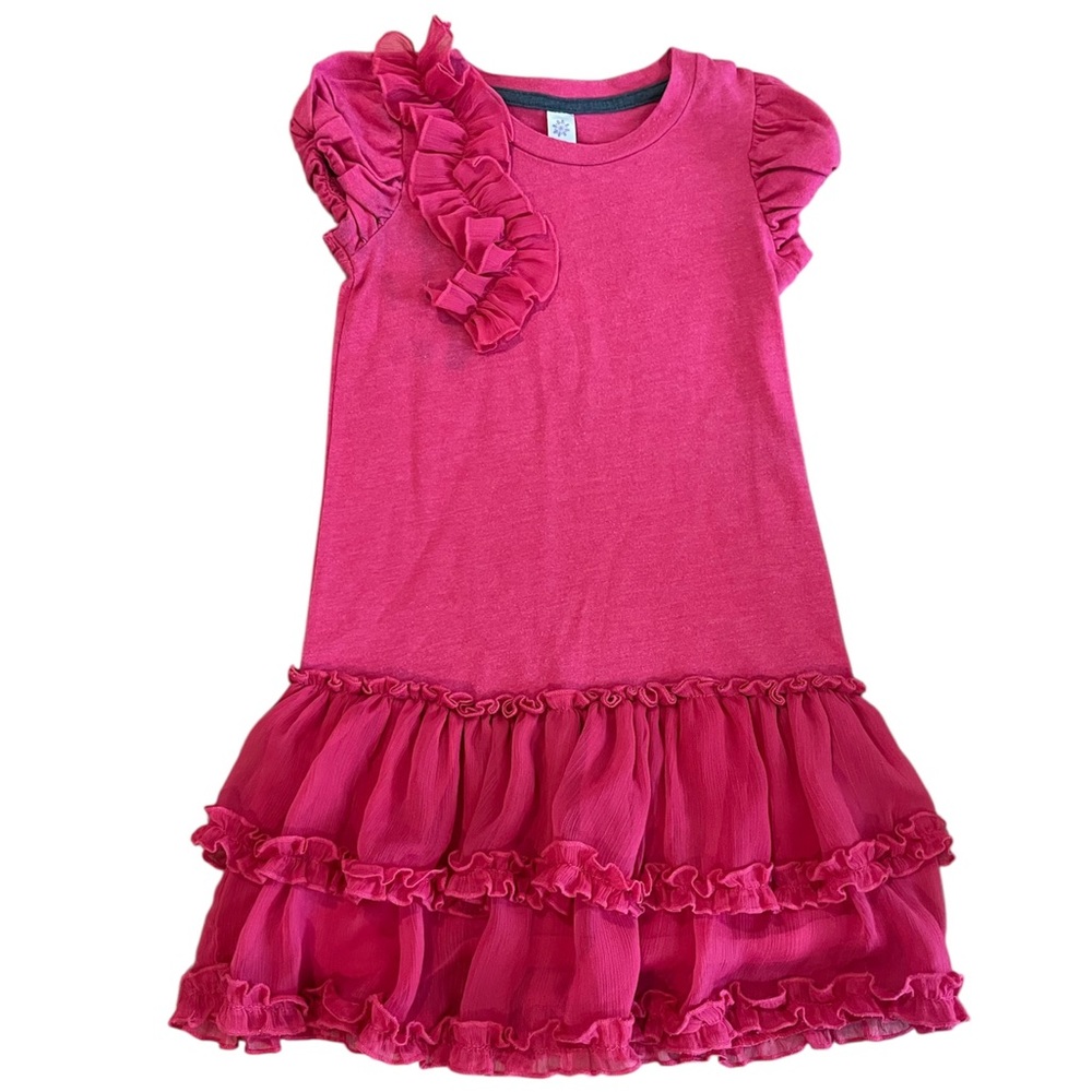 Cherokee Pink Ruffled Kids Dress